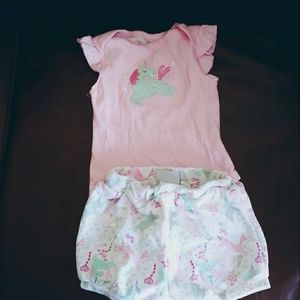 Unicorn Short sleeve set